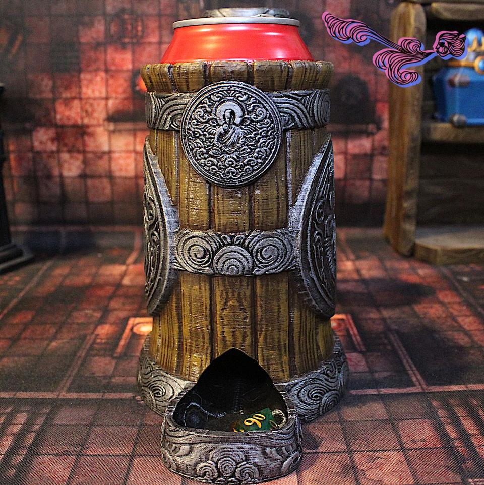 Portalatas torre de dados: Monje (Modelo 2) 2